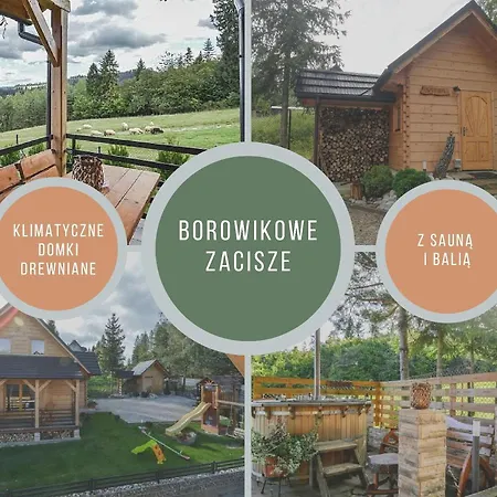 Borowikowe Zacisze Drewniane Z Dostępem Do Balii I Sauny