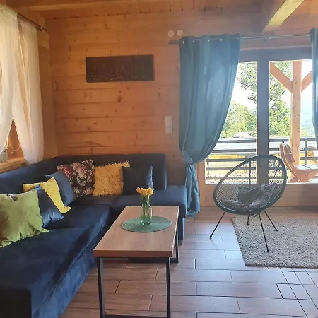 Dom wakacyjny Borowikowe Zacisze Drewniane Z Dostępem Do Balii I Sauny Falsztyn