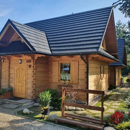 Ferienhaus Borowikowe Zacisze Drewniane Z Dostepem Do Sauny