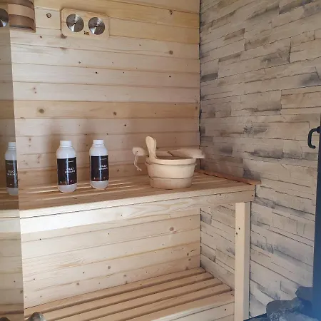 Ferienhaus Borowikowe Zacisze Drewniane Z Dostepem Do Sauny