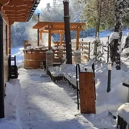 Dom wakacyjny Borowikowe Zacisze Drewniane Z Dostępem Do Balii I Sauny *