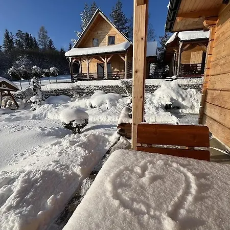 Ferienhaus Borowikowe Zacisze Drewniane Z Dostepem Do Sauny Falsztyn