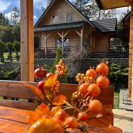 Ferienhaus Borowikowe Zacisze Drewniane Z Dostepem Do Sauny