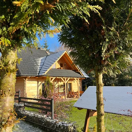 Ferienhaus Borowikowe Zacisze Drewniane Z Dostepem Do Sauny Falsztyn
